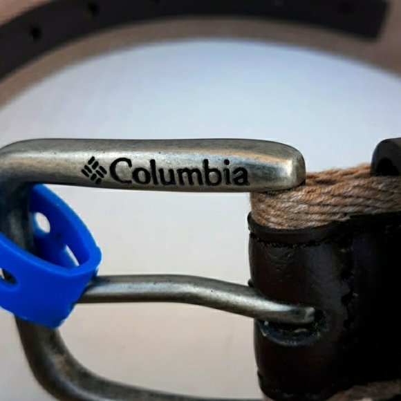 NWT COLUMBIA MEN'S LEATHER BELT - Picture 2 of 9